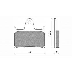 Τακάκια Daytona 37291 (FA254)(FD347) Τακάκια Daytona 37291 (FA254)(FD347)